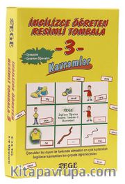 İngilizce Öğreten Resimli Tombala 3 (Kavramlar)