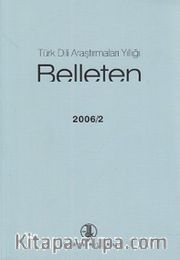 Türk Dili Araştırmaları Yıllığı Belleten 2006 / 2