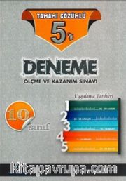10. Sınıf Tamamı Çözümlü 5 Deneme