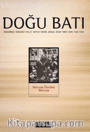 Doğu Batı Sayı:9 Kasım-Aralık-Ocak 1999 (Üç Aylık Düşünce Dergisi)