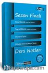 2013 KPSS Genel Yetenek Genel Kültür Sezon Finali Ders Notları