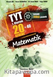 YKS 1. Oturum TYT Matematik Tamamı Video Çözümlü 20x40 Deneme