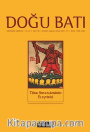 Doğu Batı Sayı:59 Kasım-Aralık-Ocak 2011-2012 (Üç Aylık Düşünce Dergisi)