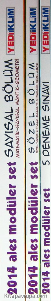2014 ALES Konu Anlatımlı Modüler Set Sayısal Bölüm (3 Kitap)