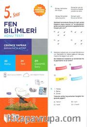 5. Sınıf Fen Bilimleri Yaprak Test Çek Kopar (Yeni Müfredat)