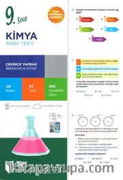 9. Sınıf Kimya Yaprak Test Çek Kopar (Yeni Müfredat)
