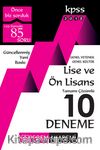 2018 KPSS Lise ve Önlisans Adayları İçin Tamamı Çözümlü 10 Deneme