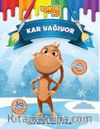 Kukuli / Kar Yağıyor Çıkartmalı Boyama Kitabı