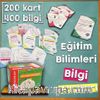 Eğitim Bilimleri Bilgi Kartları