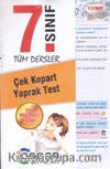 7.Sınıf Tüm Dersler Çek Kopart Yaprak Test