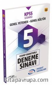 2018 KPSS Lisans Genel Yetenek Genel Kültür 5 Cevap Anahtarlı Deneme Sınavı (1064)