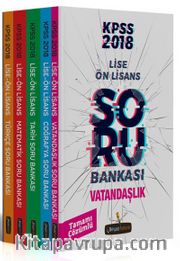 2018 KPSS Lise Ön Lisans Soru Bankası Modüler Set (5 Kitap)
