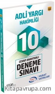 Adli Yargı Hakimliği 10 Cevap Anahtarlı Deneme Sınavı (2365)