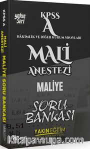 2018 KPSS A Mali Anestezi Maliye Soru Bankası