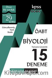 2018 KPSS ÖABT Biyoloji Tamamı Çözümlü 15 Deneme