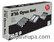Norm Mıknatıslı 3'lü Oyun Seti (CA.10002)