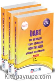 ÖABT Fen Bilimleri Öğretmenliği Çözümlü 3'lü Modüler Soru Bankası