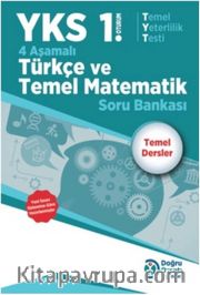 YKS TYT 1. Oturum 4 Aşamalı Türkçe Temel Matematik Soru Bankası