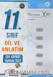 11. Sınıf Dil ve Anlatım Çek Kopart Yaprak Test