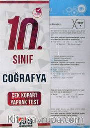 10. Sınıf Coğrafya Çek Kopart Yaprak Test