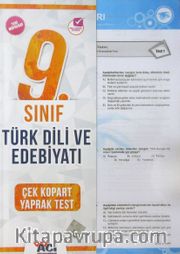 9. Sınıf Türk Dili ve Edebiyatı Çek Kopart Yaprak Test