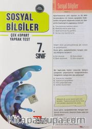 7. Sınıf Sosyal Bilgiler Çek Kopart Yaprak Test