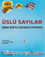 Üslü Sayılar Konu Özetli Çözümlü Kitapçık