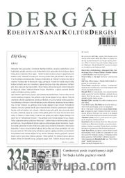 Dergah Edebiyat Sanat Kültür Dergisi Sayı 335 Ocak 2018