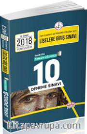 2018 Liselere Giriş Sınavına Hazırlık Tamamı Çözümlü 10 Deneme Sınavı 