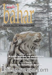 Berfin Bahar Aylık Kültür Sanat ve Edebiyat Dergisi Ocak 2018 Sayı: 239