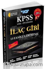 KPSS Lise-Önlisans İlaç Gibi 13 Fasikül Deneme