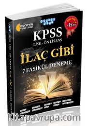 KPSS Lise-Ön Lisans İlaç Gibi 7 Fasikül Deneme