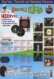 Balıklı Elif-Ba / 16 vcd - Elifba Cüzü <br /> Kuran, Tecvid ve Namaz Hocası