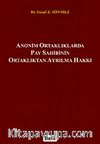 Anonim Ortaklıklarda Pay Sahibinin Ortaklıktan Ayrılma Hakkı
