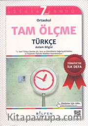 7. Sınıf Ortaokul Tam Ölçme Türkçe (Dil Bilgisi-Anlam Bilgisi)
