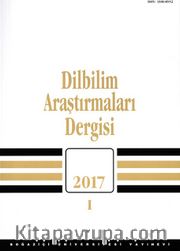 Dilbilim Araştırmaları Dergisi 2017/I 