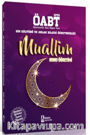2018 ÖABT Muallim Din Kültürü ve Ahlak Bilgisi Öğretmenliği Konu Öğretimi 
