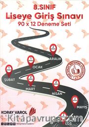 8. Sınıf Liseye Giriş Sınavı 90x12 Deneme Seti 