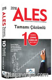 2018 ALES Tamamı Çözümlü 10 Fasikül Çıkmış Sorular