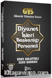 2018 GYS Diyanet İşleri Bakanlığı Personeli Görevde Yükselme Sınavı Konu Anlatımlı Soru Bankası