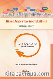 Türkçe Arapça Tercüme Teknikleri Başlangıç Düzeyi 