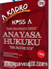 2018 KPSS A Grubu Anayasa Hukuku Konu Anlatımlı
