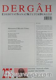 Dergah Edebiyat Sanat Kültür Dergisi Sayı:275 Ocak 2013