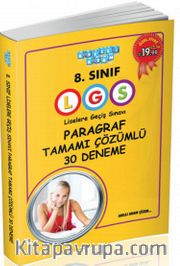 8. Sınıf LGS Liselere Geçiş Sınavı Paragraf Tamamı Çözümlü 30 Deneme