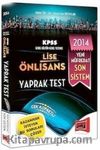 2014 KPSS Lise Önlisans Yaprak Test