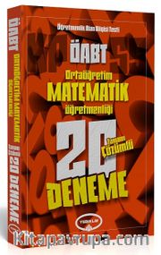 ÖABT Orta Matematik Öğretmenliği Tamamı Çözümlü 20 Deneme