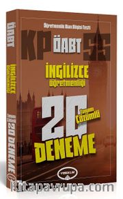 ÖABT İngilizce Öğretmenliği Tamamı Çözümlü 20 Deneme