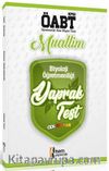 2019 ÖABT Muallim Biyoloji Öğretmenliği Yaprak Test 