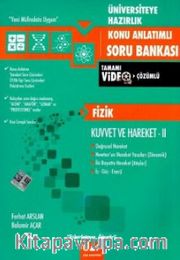 Üniversiteye Hazırlık Fizik Kuvvet Hareket 2 Konu Anlatımlı Tamamı Soru Bankası