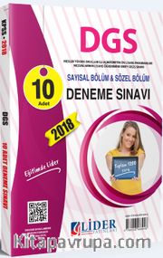2018 DGS Sayısal Sözel Bölüm 10'lu Deneme Sınavı